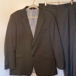 Tommy Hilfiger gray suit.  46R jacket. 38S pant